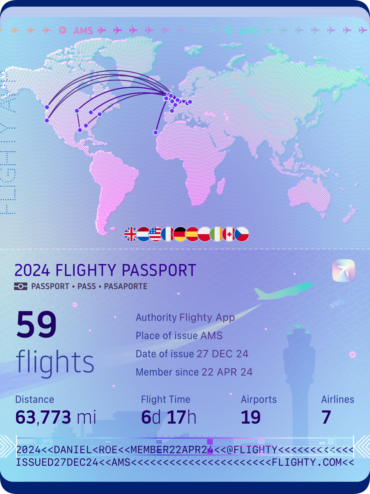 Flighty 'passport'